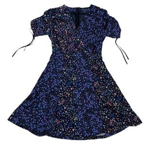 French Connection Floral Ruched Dress